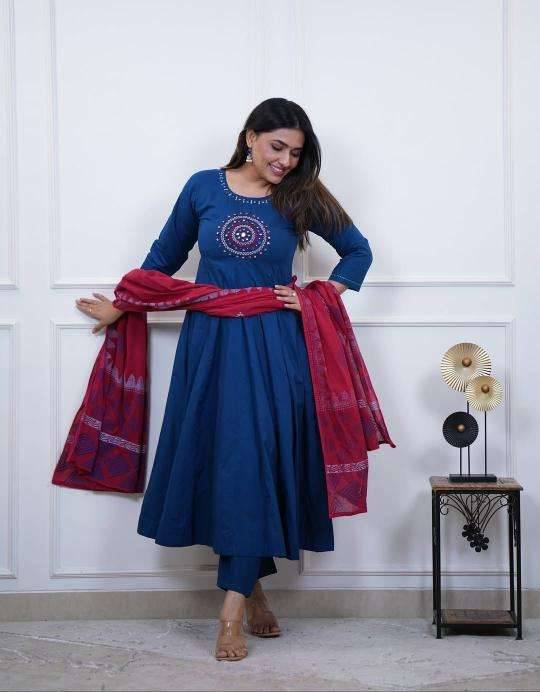 Jaipuri cotton 3pcs Kurtis wholesale market in Hyderabad